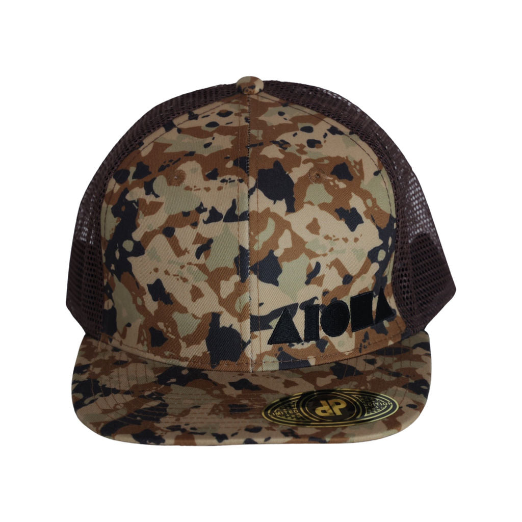 BLACK CAMO Adult Snapback