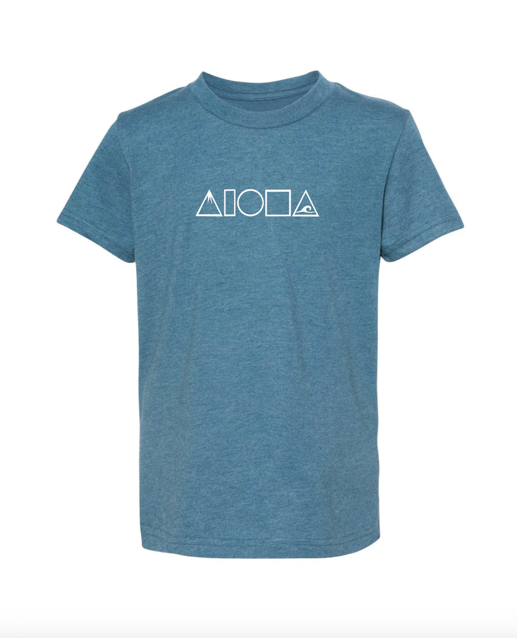 MAUKA TO MAKAI Toddler Tee Heather Teal