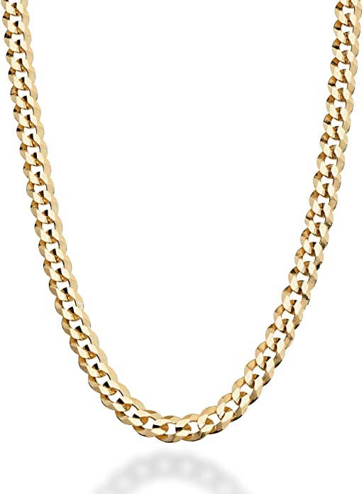 5mm Cuban Link Chain - Men's: 22" (Most Popular)