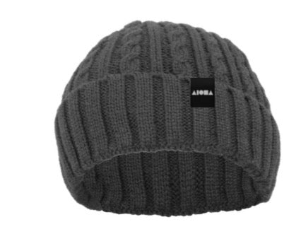 CHARCOAL BROOKE Aloha Shapes Adult Beanie