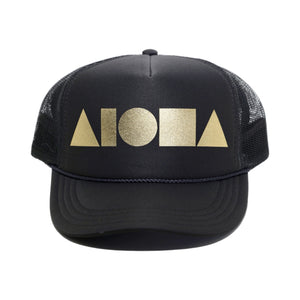 DARK GREY GOLD Youth Trucker Hat