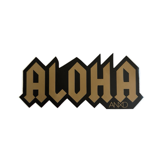 ALOHA METAL ANXD Sticker