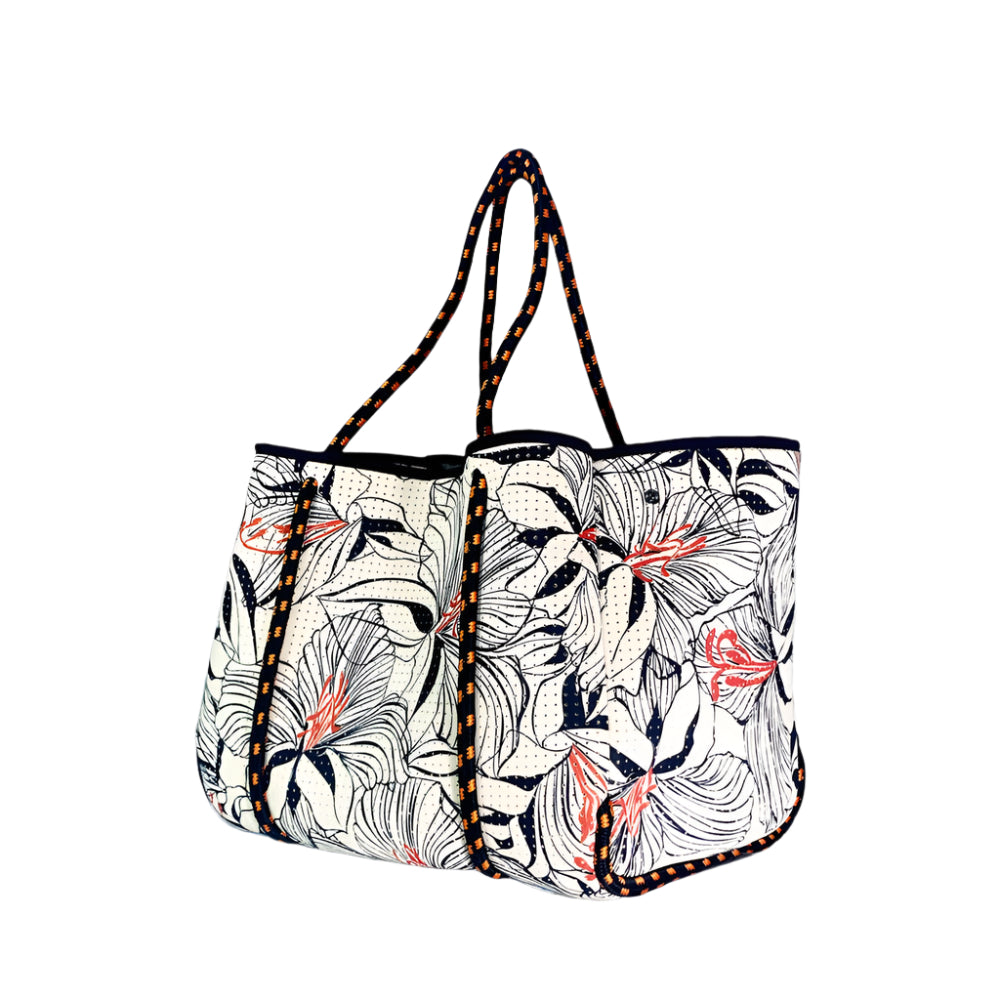 EVERYDAY TOTE BAG - HIBISCUS