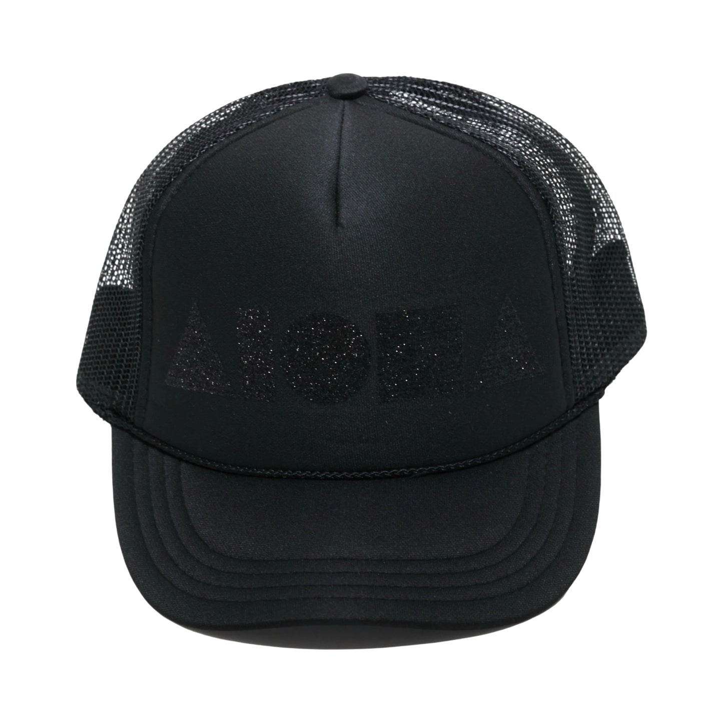 BLACK ON BLACK SPARKLES Youth Trucker