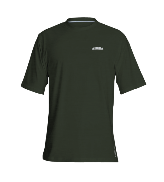 SESSIONS Heather Olive Unisex Hydro UV Tech Sun Shirt