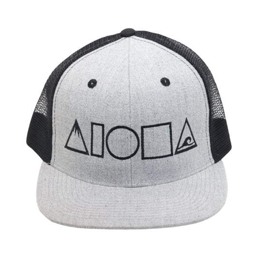 MAUKA TO MAKAI Grey Adult Snapback