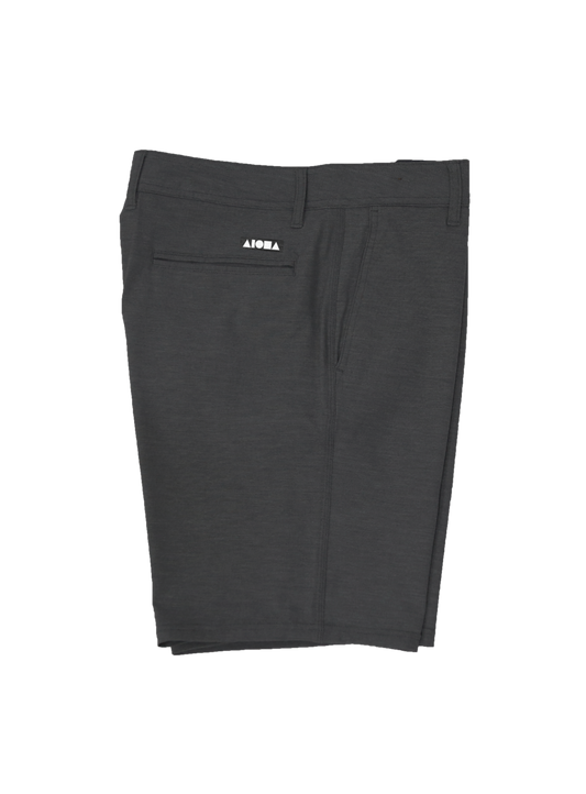 BUELLER Black Adult Walk Shorts