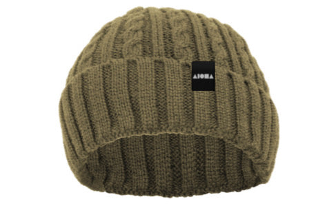 KHAKI BROOKE Aloha Shapes Adult Beanie