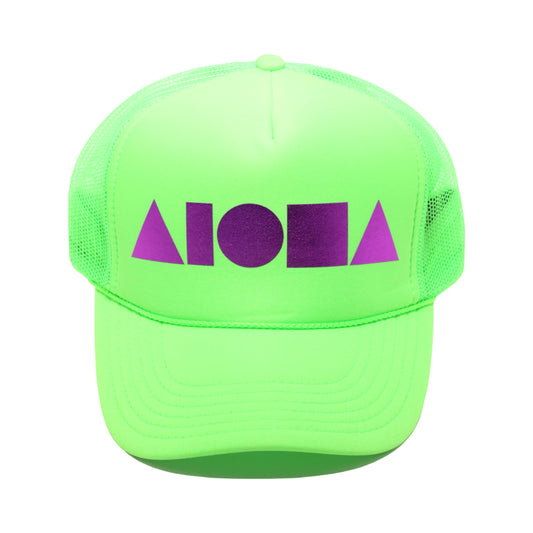 NEON GREEN/PINK Adult Trucker