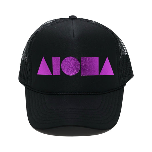 BLACK/PINK Adult Trucker