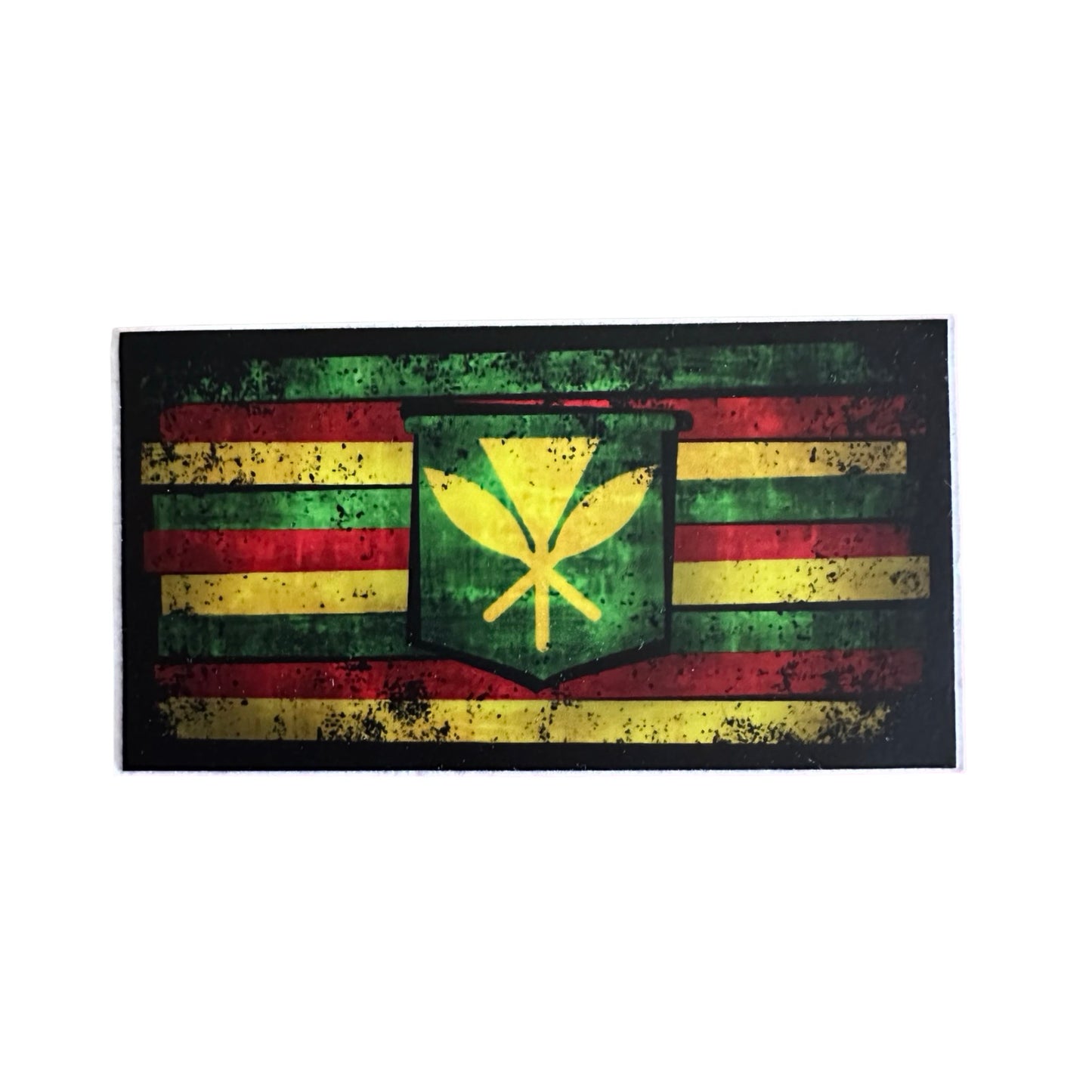 HAWAIIAN NATION FLAG ANXD Sticker