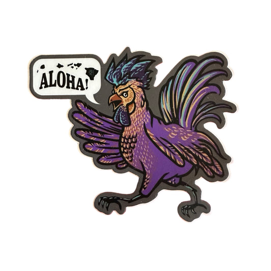 ALOHA CHICKEN ANXD Sticker