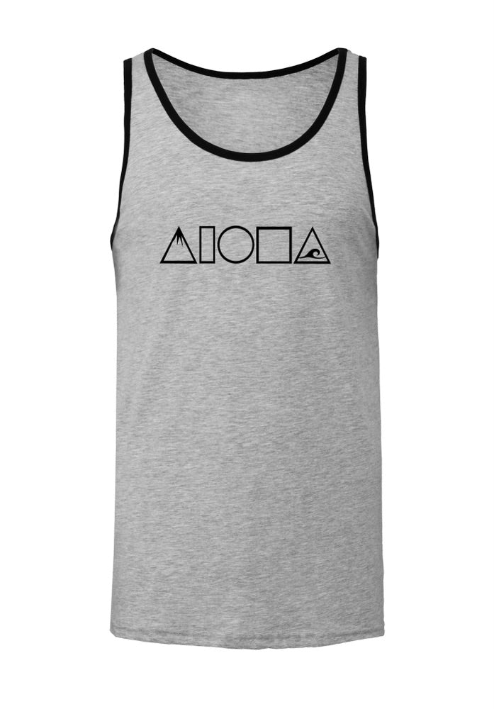 MAUKA TO MAKAI Two-Tone Unisex Tank