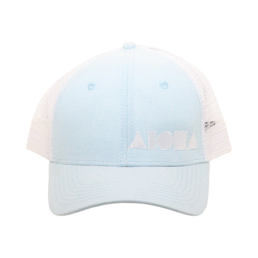 BABY BLUE SKIES Adult Curved Bill Snapback