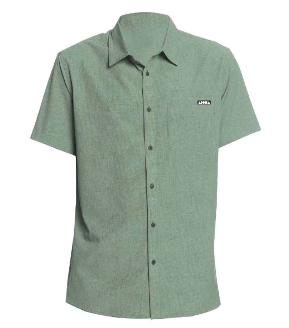 HORIZON Eucalyptus Short Sleeve Aloha Shirt