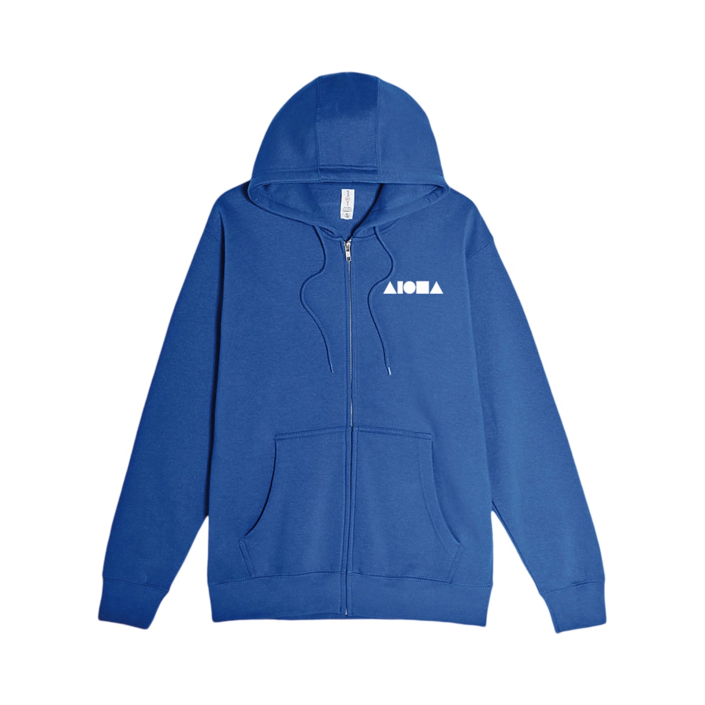 Aloha Shapes Premium Full Zip Hoodie - For Men & Women: True Royal