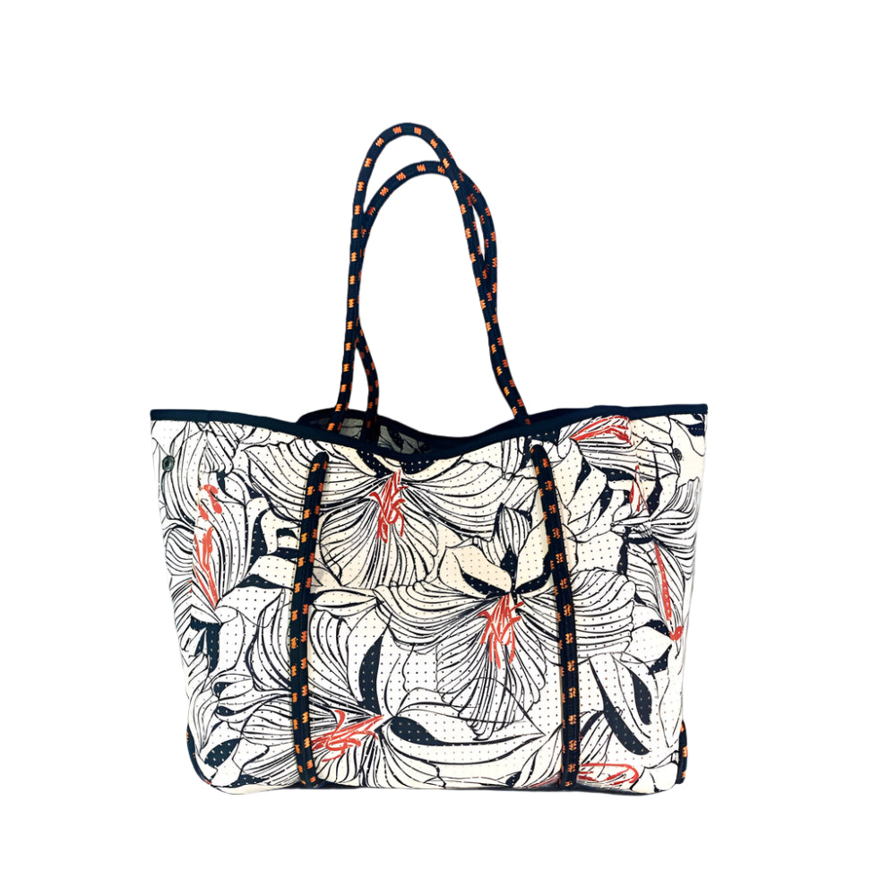 EVERYDAY TOTE BAG - HIBISCUS