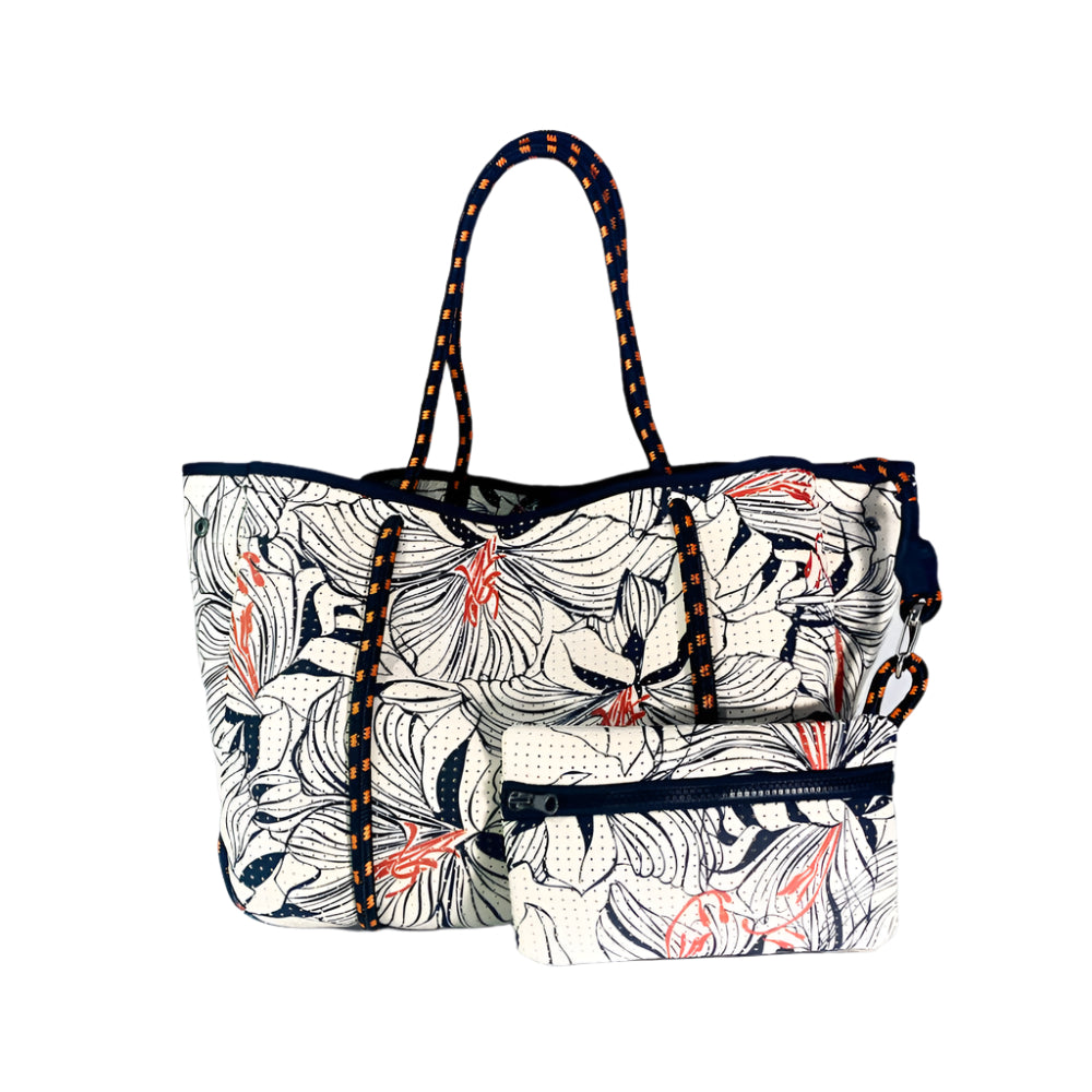 EVERYDAY TOTE BAG - HIBISCUS