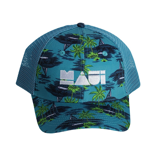 PALMS OF MAUI Adult Curved Bill Snapback