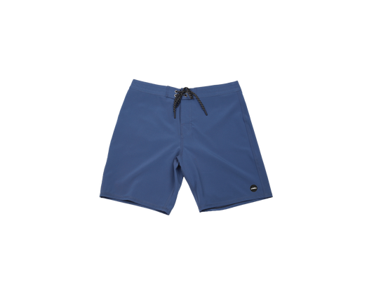 RACER Solid Navy Blue Adult Board Shorts