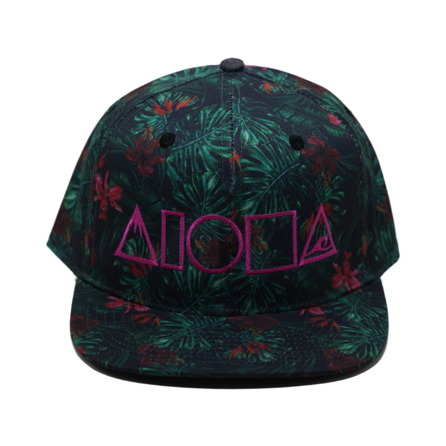 MAUKA TO MAKAI Hibiscus Jungle Adult Snapback