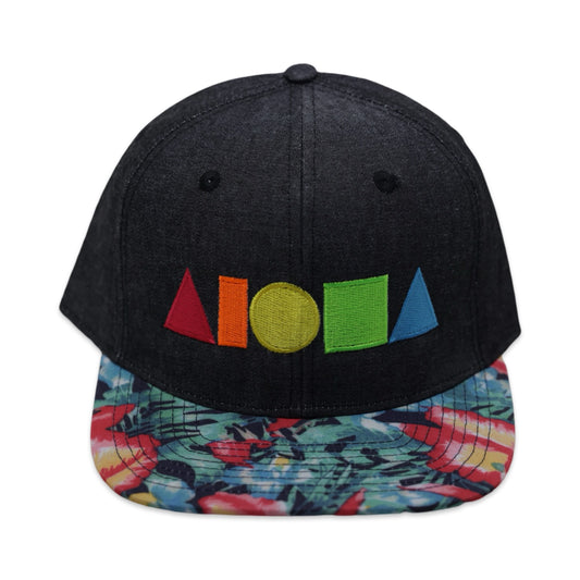 Jungle Florals Rainbow Adult Snapback