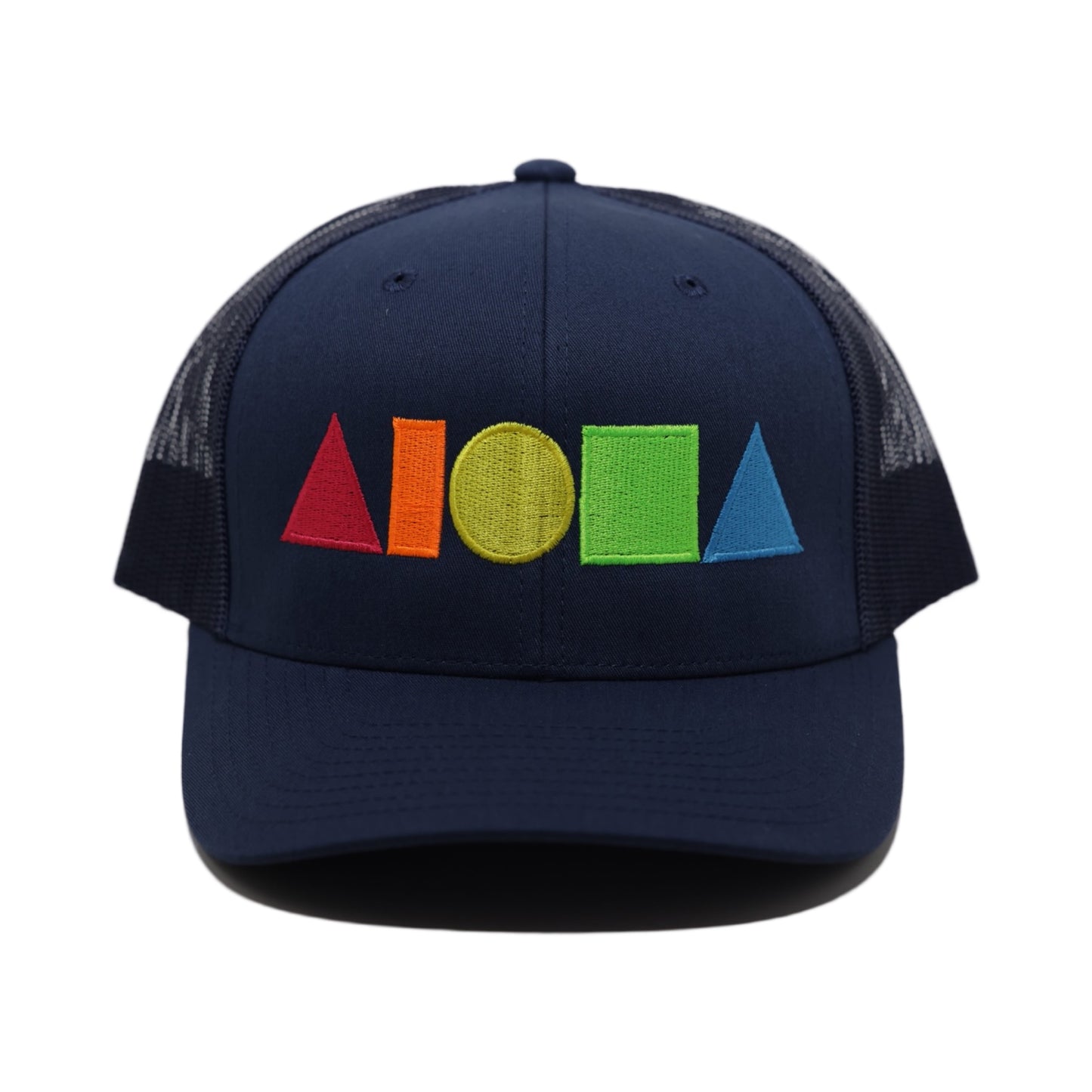 RAINBOW NAVY Adult Curved Bill Snapback