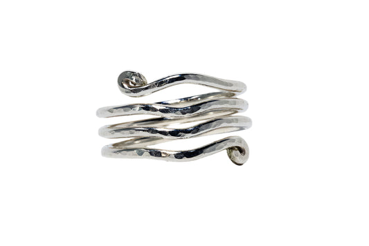 Sterling silver Wave Ring